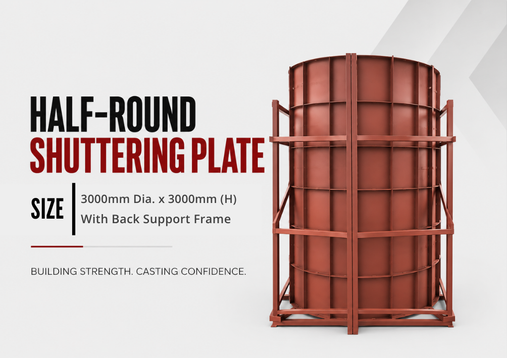 Half Round Shuttering Plate (3000mm Dia)